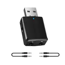 Bluetooth 5,0 аудио приемник передатчик мини стерео Bluetooth AUX RCA USB 3,5 мм разъем для ТВ ПК автомобильный комплект беспроводной адаптер