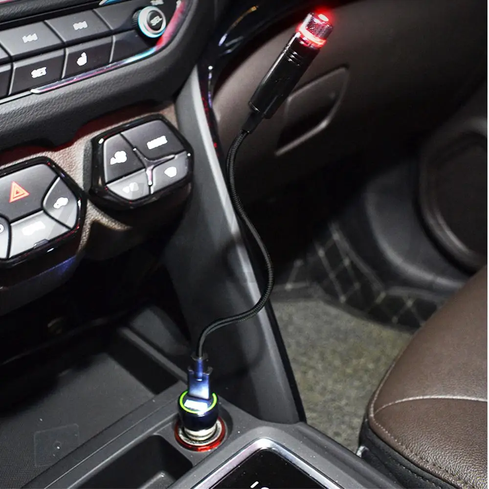 1х автомобильный удобный Usb звездный потолочный светильник, лазерный проекционный декоративный светильник, автомобильная атмосферная крыша, полная звезд, интерьер, комната, дом