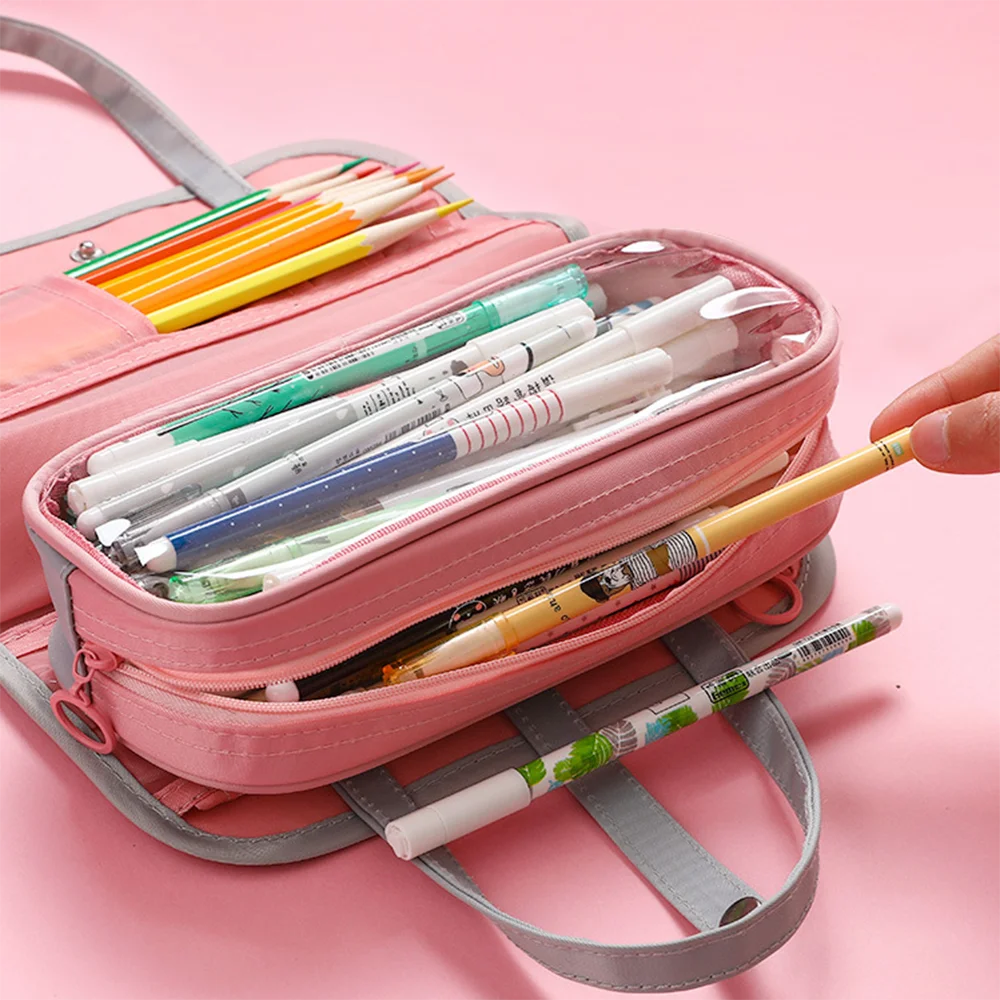 Горячая Распродажа, многофункциональная сумка для карандашей, водонепроницаемый Оксфордский чехол для карандашей, съемная сумка для ручек, школьная сумка для карандашей, канцелярские Органайзеры