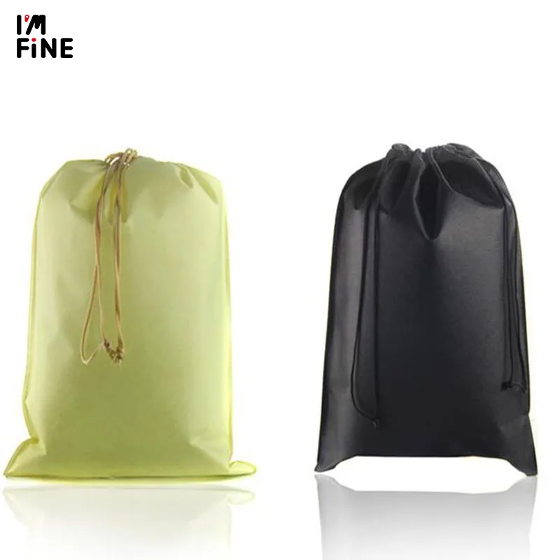 50Pcs/lot 40*50cm Large Non-woven Dust Cover Drawstring Packaging Bags Shoe or Clothing Organizer | Дом и сад