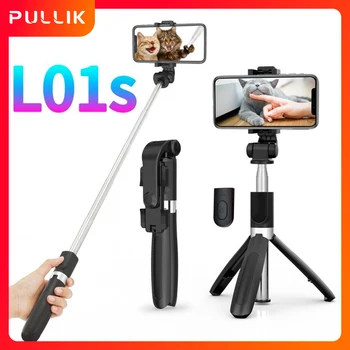 

New Style L01s Bluetooth Selfie Stick Universal Photo Shoot Useful Product Mini Wireless with Remote Control Tripod Live Holder