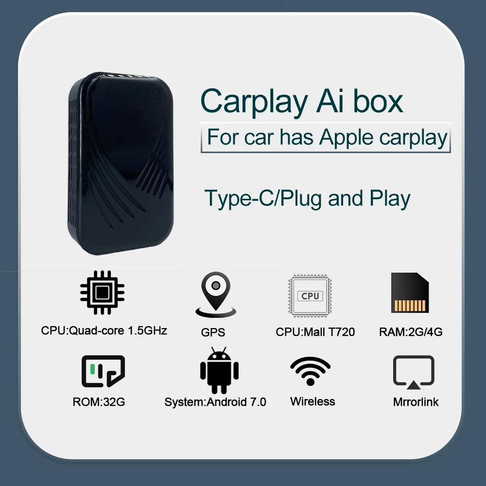 Carplay愛ボックス新アップグレード車テレビビデオgps Carplayに車のandroid 7 0システム再生 プレイmrrorlink Youtube Netiflix Car Multimedia Player Aliexpress