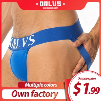 

ORLVS Brand male underwear men sexy jockstrap gay thong cueca tanga ropa interior hombre gay panties sissy lingerie men erotica