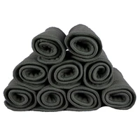 1PC Adult Diaper Insert 5-Layer Bamboo Charcoal High Absorption Washable Cloth Diapers Liner Reusable Nappies for Incontinent 2