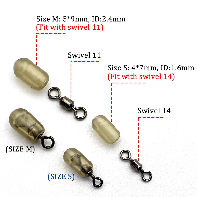 30 perles anti-emmêlement pour montages carpe feeder - Accessoires pêche carpe professionnels