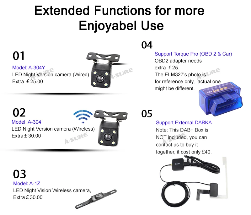 Top A-Sure 8 Core 32GB ROM Android 9.0 Radio GPS DVD Navi For Mercedes Benz C-class W203 CLK G500 Viano Vito Class G-Class W463 25