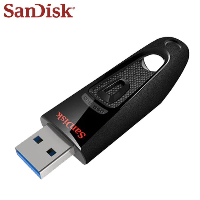 SanDisk CZ48 USB Flash Drive USB 3.0 Pen Drive Original Flash Drive 128GB 64GB 32GB 16GB Up to 100MB/s Pendrive Black U Disk 1
