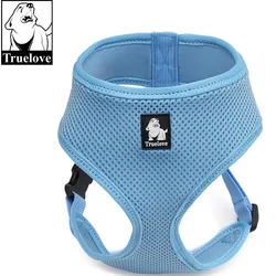 Truelove Breathable Nylon Mesh Dog Harness - Comfortable Walking Gear for Small to Medium Dogs (BLUE)