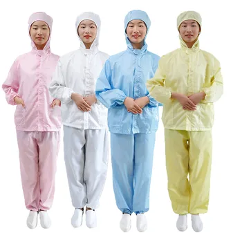 

Unisex Protective Suit Couple Models Of Anti-static Dust-Free Clothes Overalls Dry Particle Liquid Splash Spray Environments