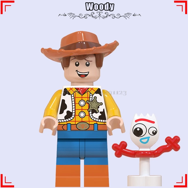 «История игрушек», «4 Вуди и Джесси Базз Лайтер чужой зург животного строительные кубики, детские игрушки Аниме фильм зеленого цвета в армейском Для мужчин стежка игрушка в виде фигурки - Цвет: Woody