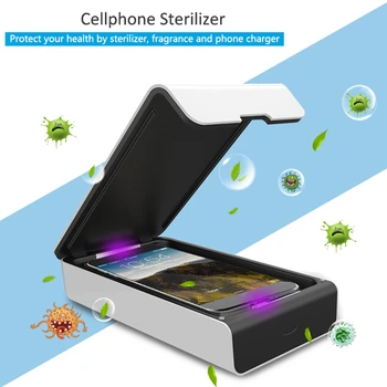 

UV Sterilizer Alcohol Disinfection Box Pedicure Manicure Boxes Sterilizing Metal Tools Cleaner Nail Tweezers Phone Disinfector