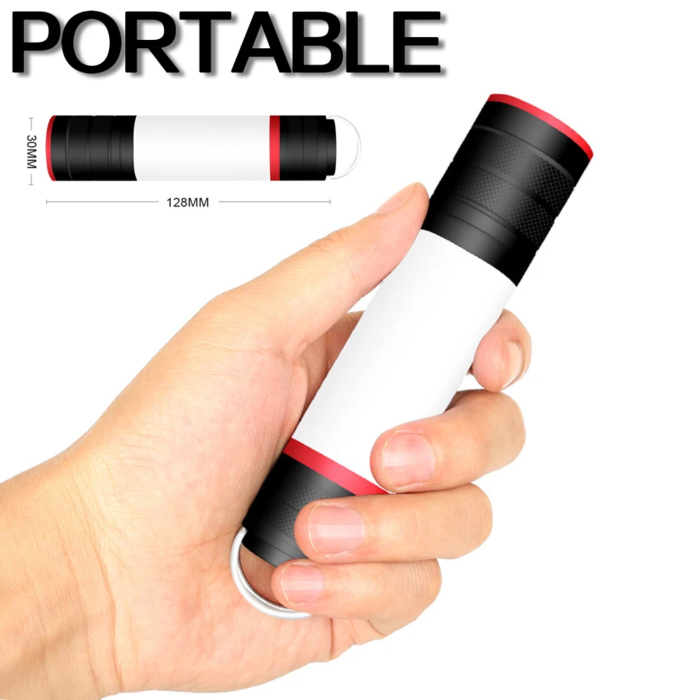 LED Camping Light 6 Modes Waterproof Camping Lantern Work Light Tent Magnetic Tail Flashlight Torch Emergency