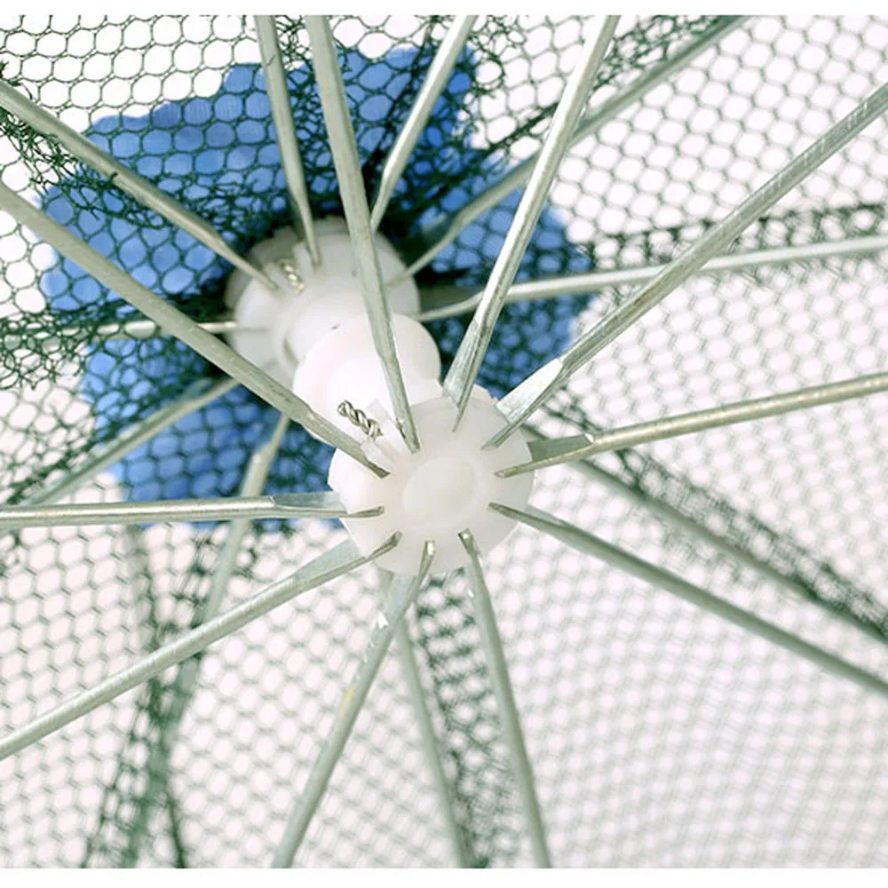automatic fishing pole trap Spring Danielson Crab Trap Crabjaw This collapsible crab trap offers a unique 8 Holes Automatic Foldable Fishing