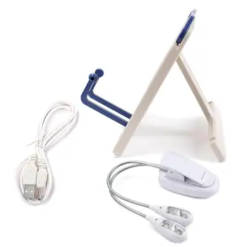 

Music Score Holder with USB Light Anti Slip Bookend Tablet Book Reading Stand