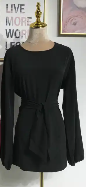 womens black dress tops