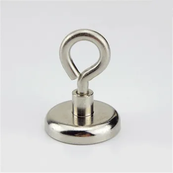 

New Powerful Round Neodymium Magnet With Countersunk Hole And Eyebolt TC-F16 TC-F20