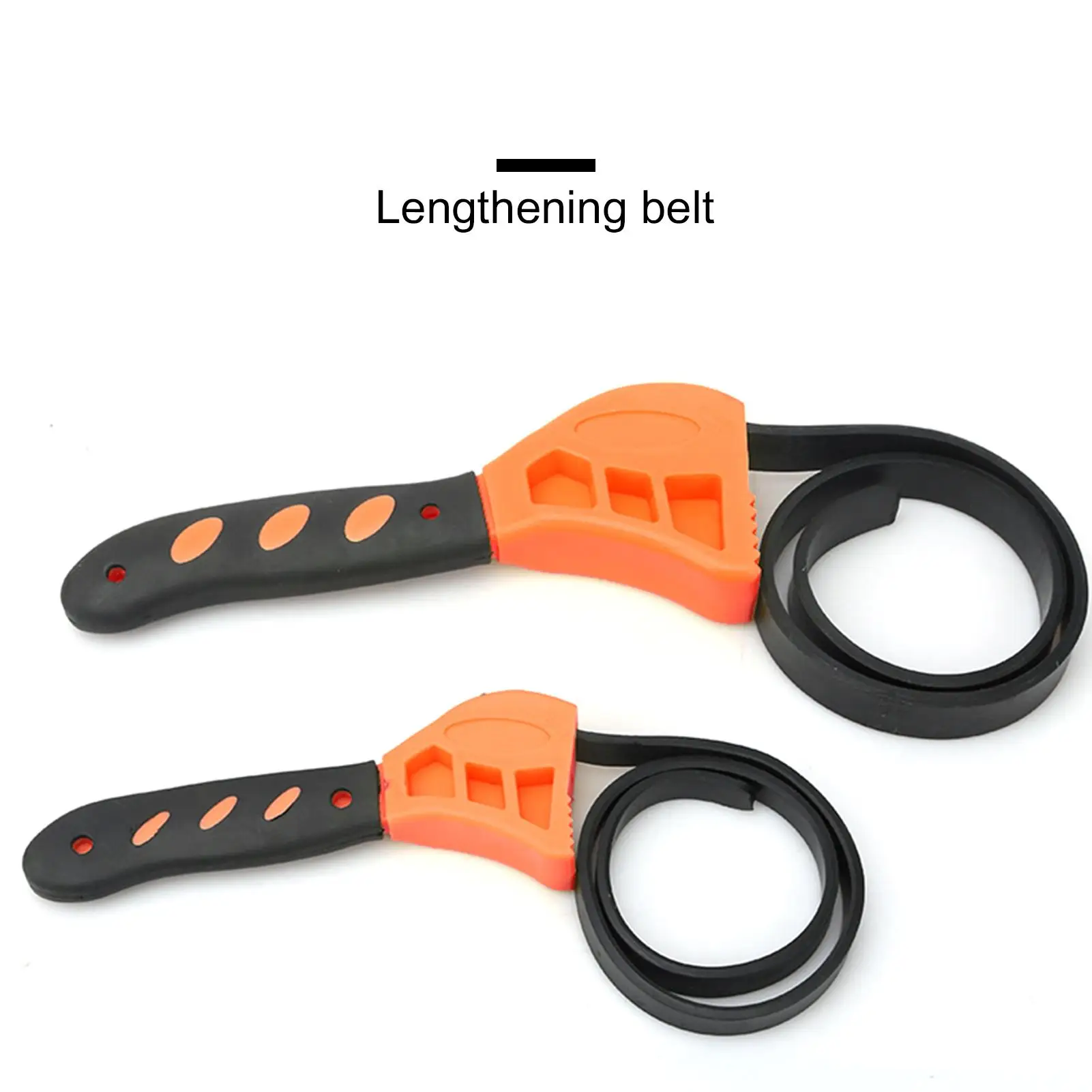 Adjustable Strap Opener Belt Wrench Oil Filter Puller Spanner Chain Oil