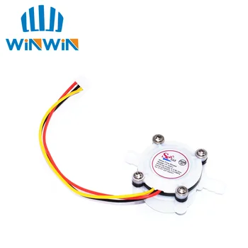 

I81 10pcs Water Coffee Flow Sensor Switch Meter Flowmeter Counter 0.3-6L/min inner diameter 2mm