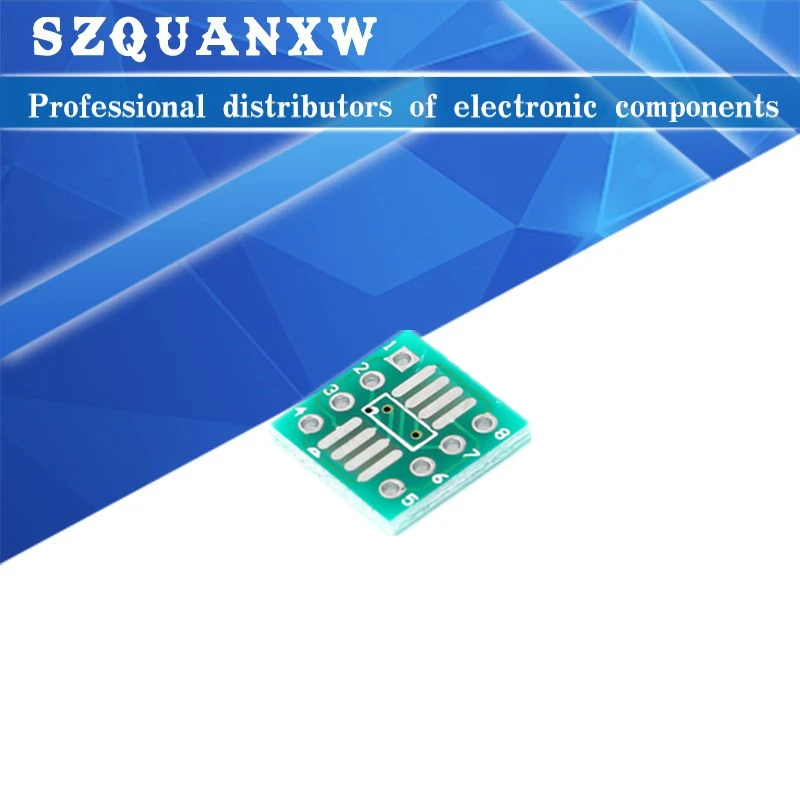 100 шт. переводная плата TSSOP8 SSOP8 SOP8 SOP-8 SOP SMD К DIP8 | Электронные компоненты и