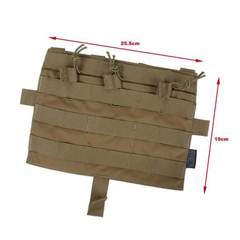 TMC сумка для патронов Molle M4 Тройная Мультикам для тактических AVS JPC2.0 жилет Передняя панель для страйкбола охоты