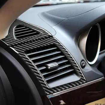 

Carbon Fiber Decoration Trim Dashboard Air Vent Outlet Cover Accessories