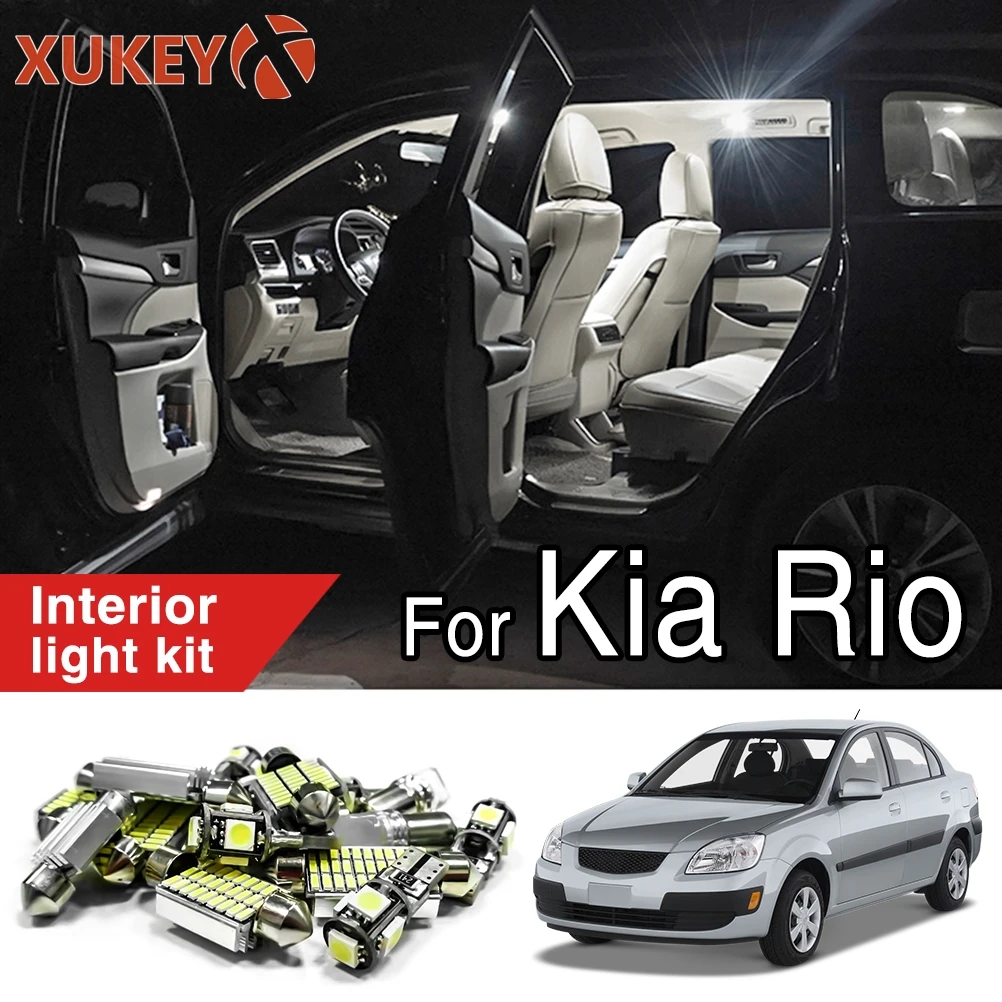 Светодиодная лампа для освещения салона автомобиля Комплект Kia Rio 3 4 2001 2017