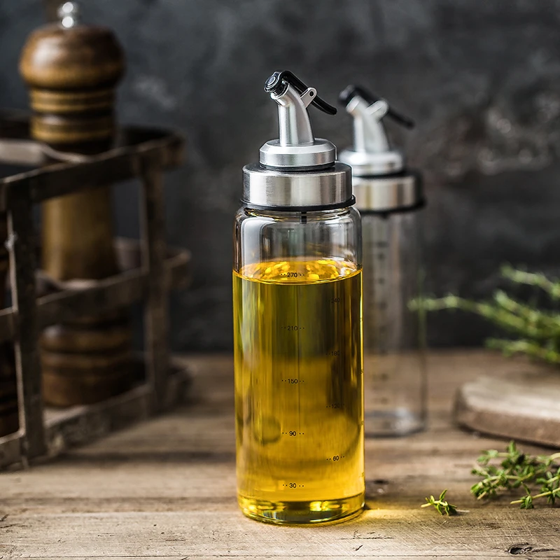Kitchen Olive Oil Dispenser Cooking Oil Sprayer Glass Vinegar Cruet 6oz 10oz 17oz Olive bottle Vinegar Dispenser Container oil sprayer,oil dispenser