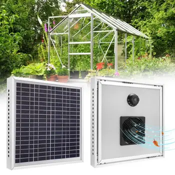 

12V 15W Solar Power Exhaust Fan Roof Ventilator Exhaust Fan Vent Kit for greenhouses machine rooms toilets Exhaust Fan