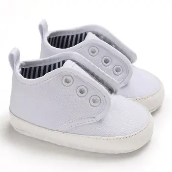 

Newborn Baby Boys Girls Comfortable Canvas Shoes Lace-up Newborn Baby Toddler Fashion First Walkers Tollder Canvas Shoes