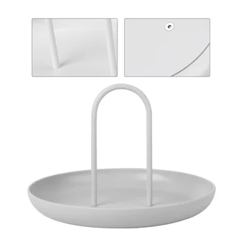 

1Pc Desktop Plate Practical Round Tray Sundries Storage Tray Desktop Storage Tray Jewelry Storage Plate for Hotel Home Hallway