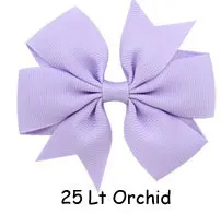8*8 см лента Grosgrain бант для волос с зажимом для девочек многослойный бант заколка для волос для новорожденных фотосессии аксессуары для волос - Цвет: Цвет: желтый