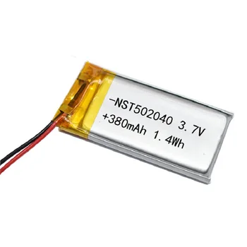 

380mAh 502040 Lithium Polymer LiPo Rechargeable Battery ion cells For Mp3 Mp4 Mp5 DIY PAD DVD E-book bluetooth headset