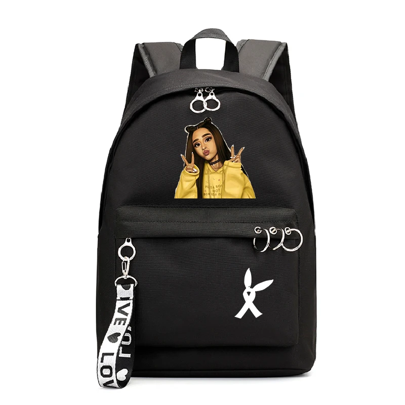 Ariana Grande сумки для колледжа и школы sac dos рюкзак для ноутбука вместительные рюкзаки дорожная сумка на плечо для девочки-подростка Bookbag - Цвет: backpacks 8