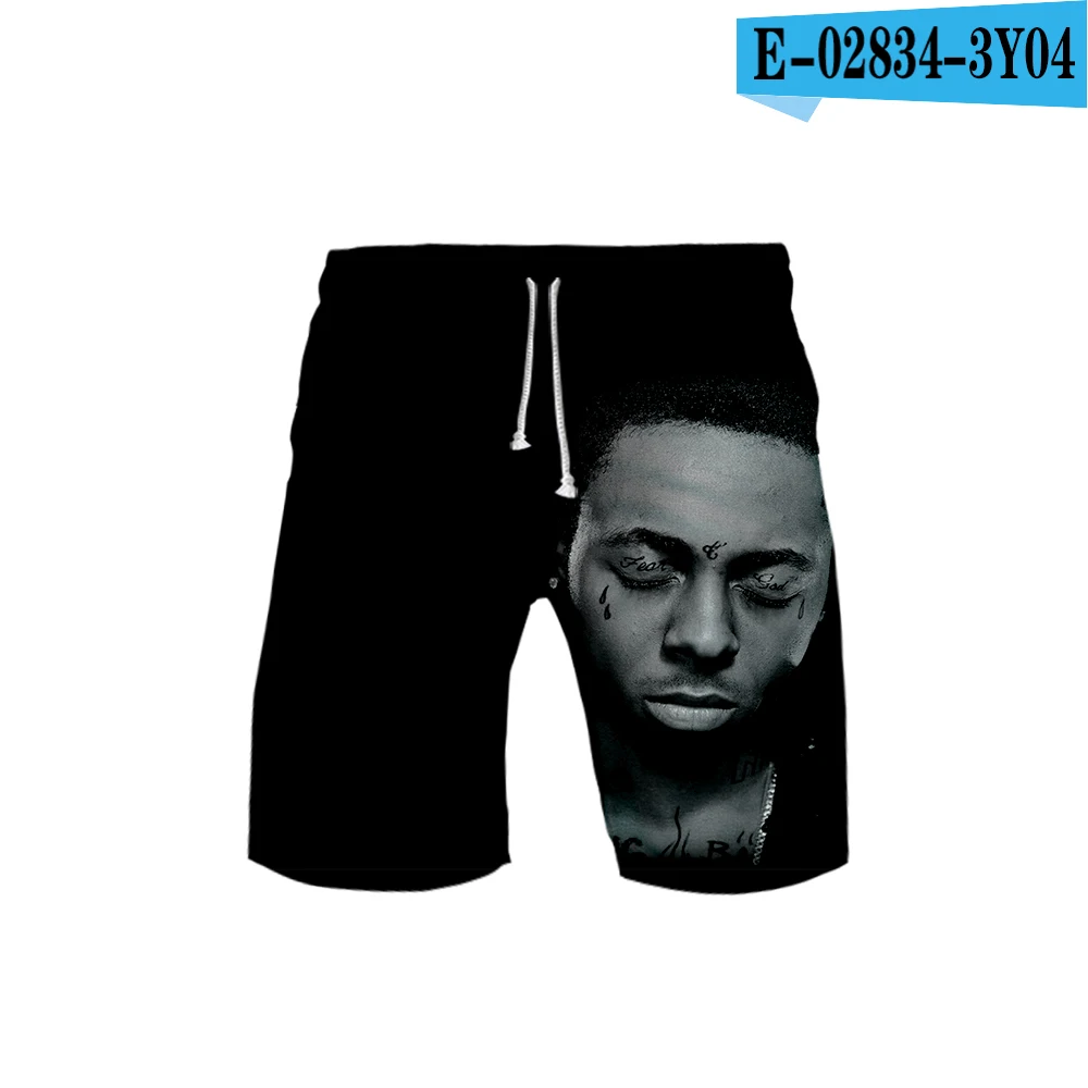 F. T, хип-хоп, хит, для мальчиков, рэппер, Lil Wayne, Дуэйн, Майкл Картер, Jr., 3D, летние мужские модные трендовые шорты, популярные, повседневные, летние шорты - Цвет: 3Y04