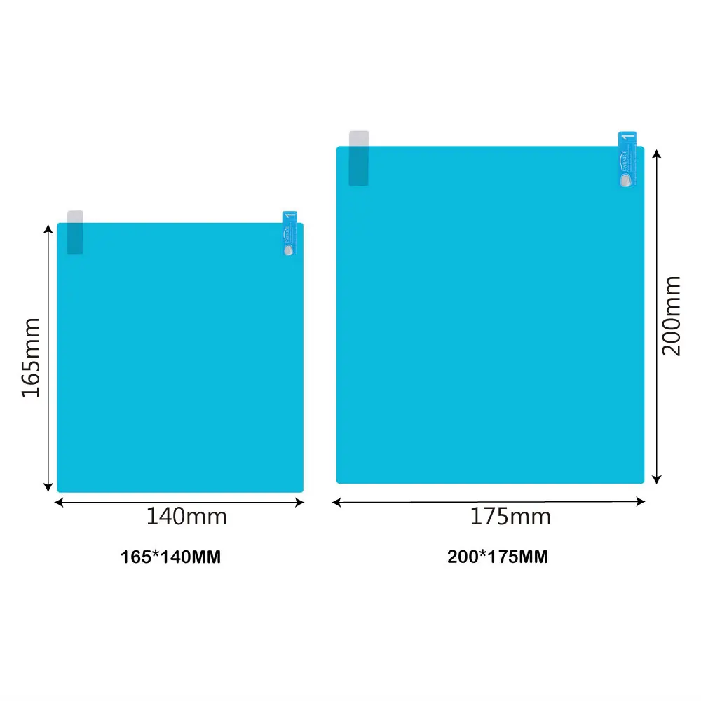 FORAUTO боковое окно автомобиля и зеркальная защитная пленка прозрачная пленка противотуманная мембрана антибликовый Водонепроницаемый непромокаемый автомобильный стикер