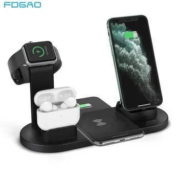 FDGAO 20 ワットチー高速ワイヤレス充電器 Iphone 11 プロ XS 最大 XR × 8 Airpods 10 ワットデュアル s8 用のパッドの充電 S9 S10 注 10 9