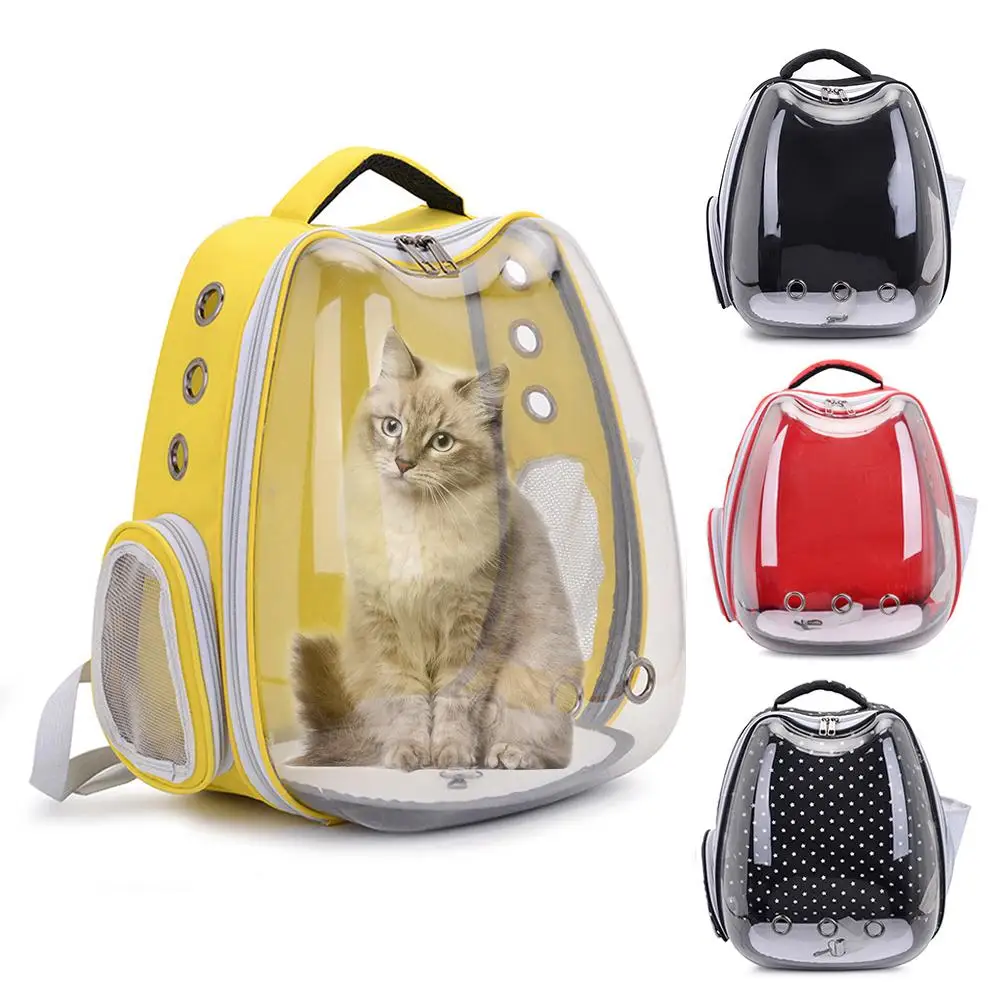 Рюкзак-переноска для домашних животных, прозрачное окно, кошка, рюкзак для кошек и щенков, космическая сумка с USB для путешествий, пеших прогулок, прогулок на открытом воздухе