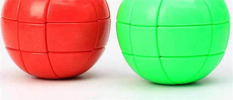 YJ YongJun в форме яблока 3x3x3, магический куб, без наклеек, гладкая скоростная головоломка, твист-куб для детей, Обучающие рождественские игрушки, подарок