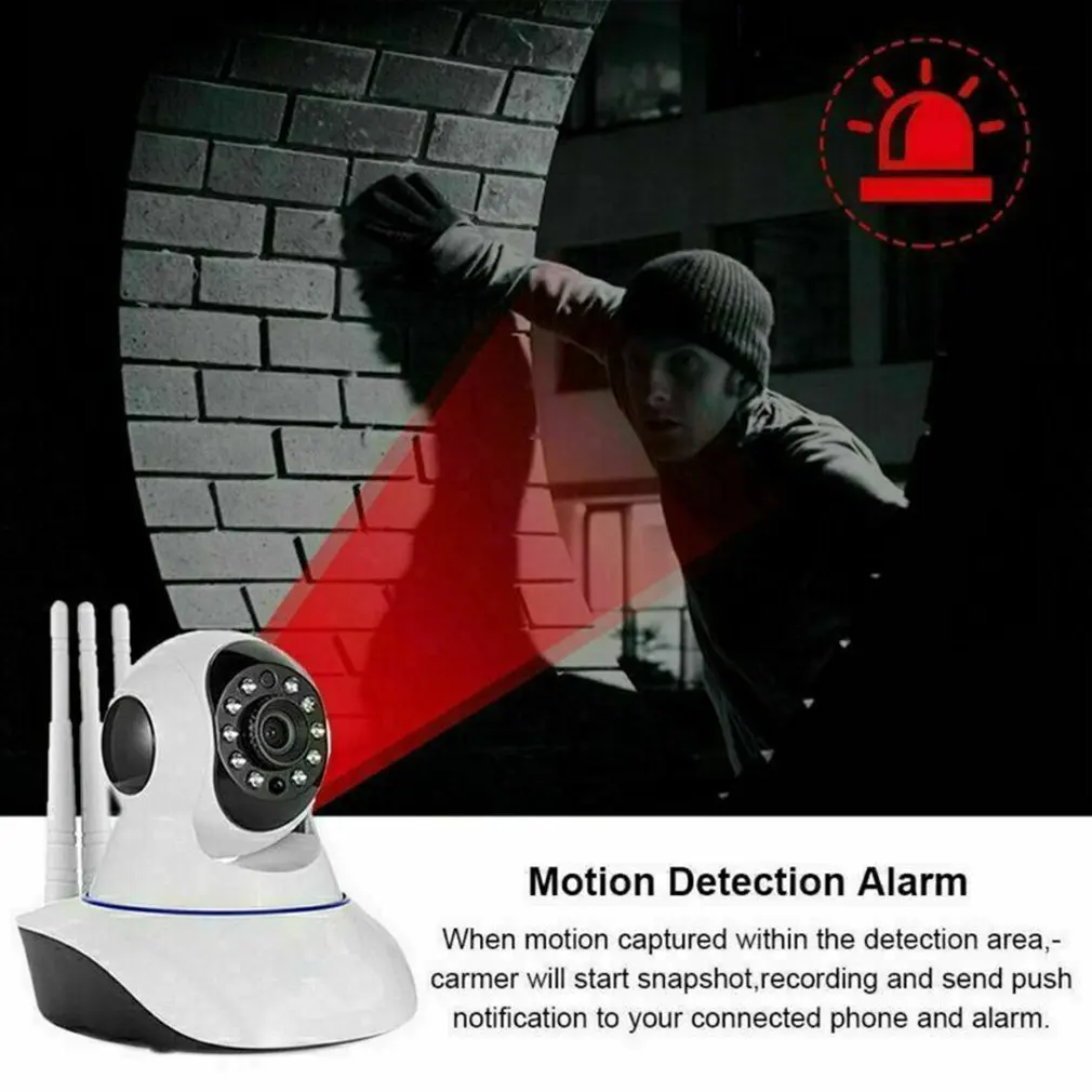 Tre-Antenna Macchina Fotografica Senza Fili del Ip di Wifi Della Macchina Fotografica 1080P Telecam