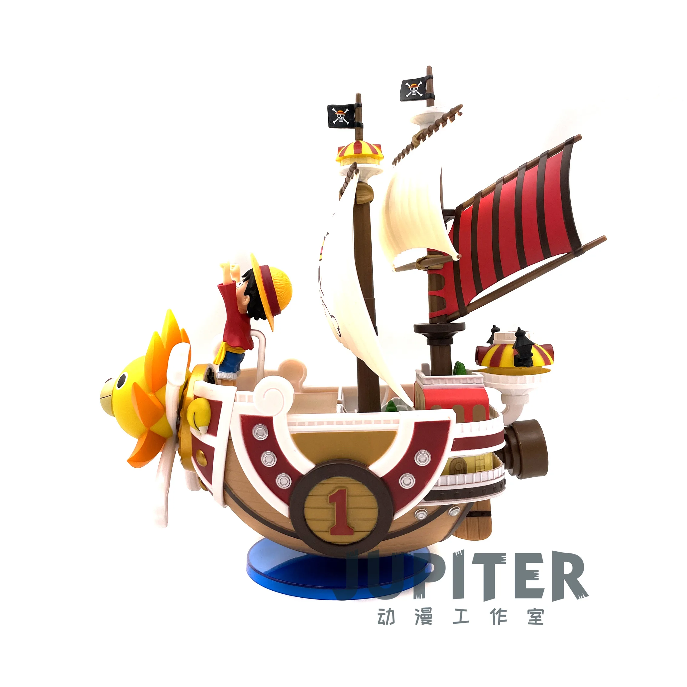 20cm One Piece The Straw Hat Pirates Boat Luffy And Thousand Sunny