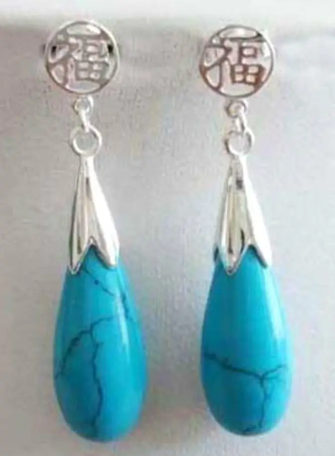 6 видов цветов! Изящные зеленые/фиолетовые/синие/черные натуральные серьги