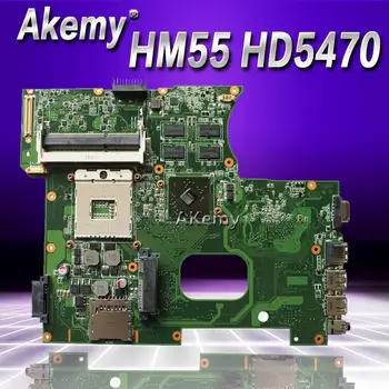 

Akemy K42JR Laptop motherboard For Asus k42j K42JZ K42JB K42JY X42J K42JE Laptop Mainboa 100% tested intact REV: 2.0 HM55 HD5470