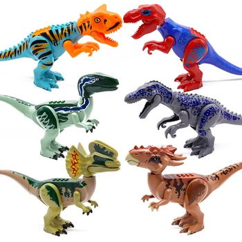 

Jurassic World 2 Dinosaur Figures Stygimoloch Brutal Raptor Park Building Blocks Bricks Compatible DIY Toys For kids