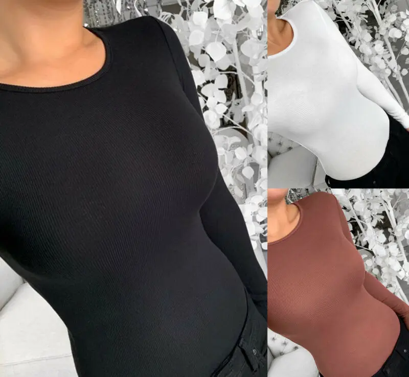 Прямая, женский трико обтягивающее Бандажное платье с длинным рукавом, комбинезон, топ, блузка