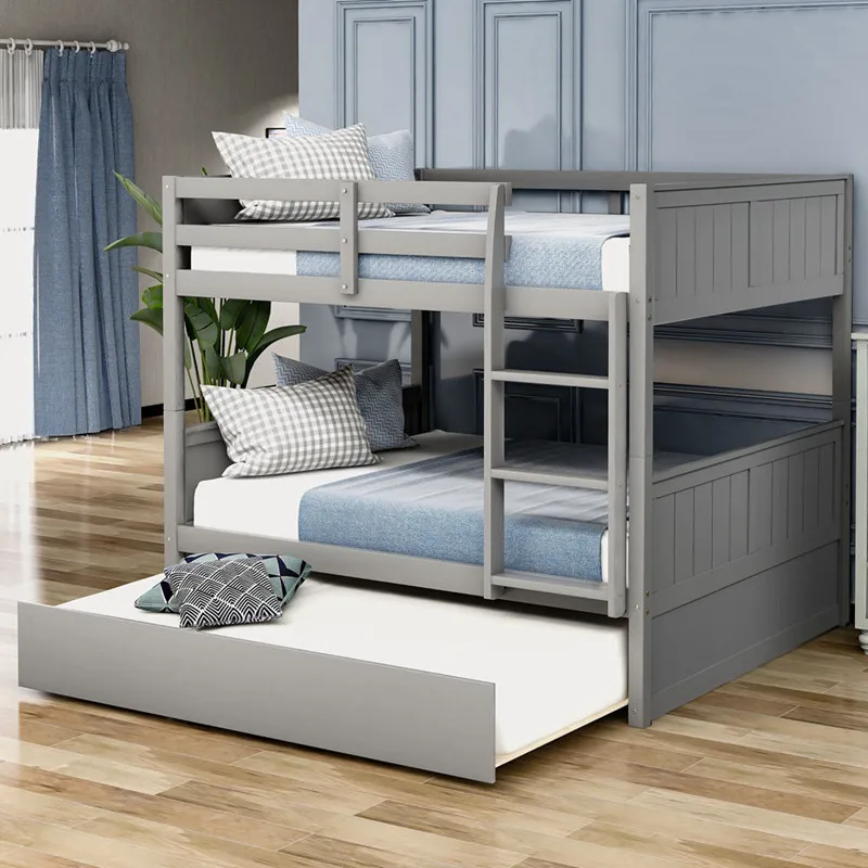 Letto A Castello Bianco In Legno Massello Doppio Soppalco Letto A Castello Completo Struttura Robusta Per Adulti Bambini Letti Per Dormire Sicuri Con Struttura Per Letto A Scala Aliexpress