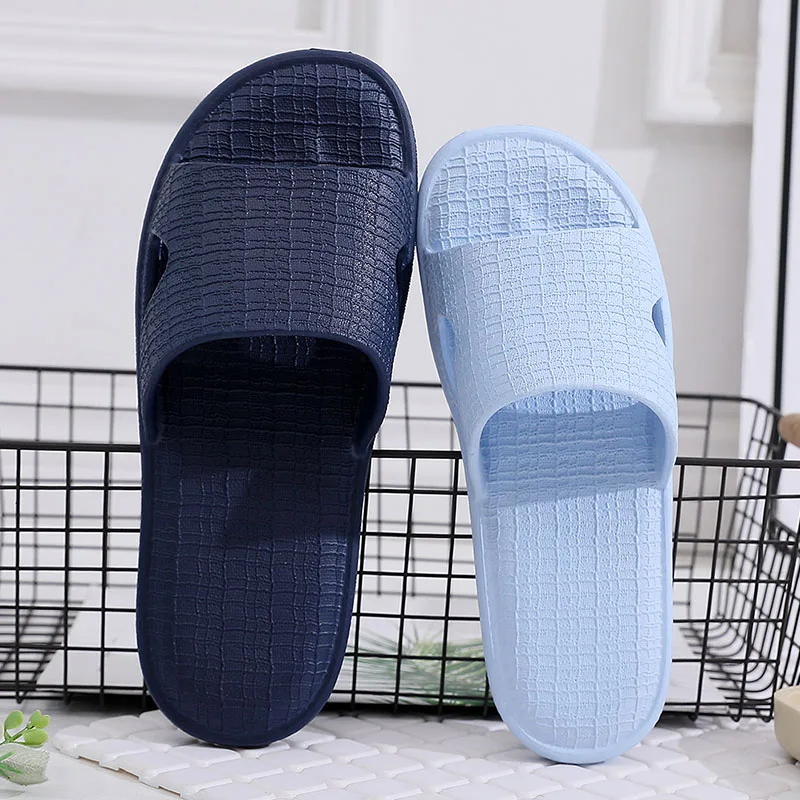 

Soft Color Men Slip on Sandals Anti-slip Slippers Flip Flop Shower Shoes Sandals for Men Cheap Unisex Bathroom Footwear