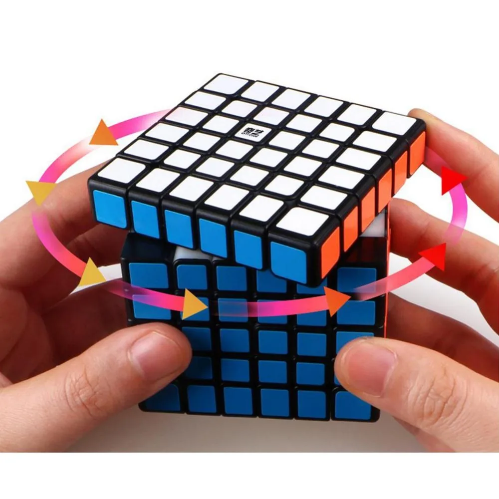 Qiyi QIFan 6S 6.75mm Magic Cubes 6x6x6 Speed Game Speed-cube Profession Puzzle 6x6 Cubes Children's of Cubes Boys Education Toys