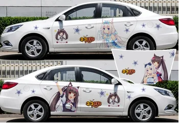

LEFT SIDE DIY Cute Cartoon HD Inkjet Engraving Body Sticker Lahua Car Sticker Modified Anime Pain Car Sticker Waterproof