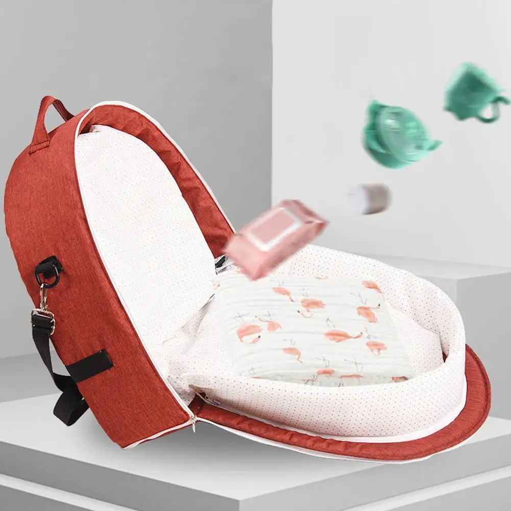 Детская кровать для сна портативная складная детская кроватка дорожная сумка Детская кроватка регулируемая кровать для малыша