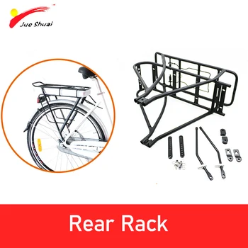 

20 "24" 26 "700C/28 29"Alumium Black Bicycle Rack Double Layer Rear Carrier bicycle accessories for bisiklet bicycle rack